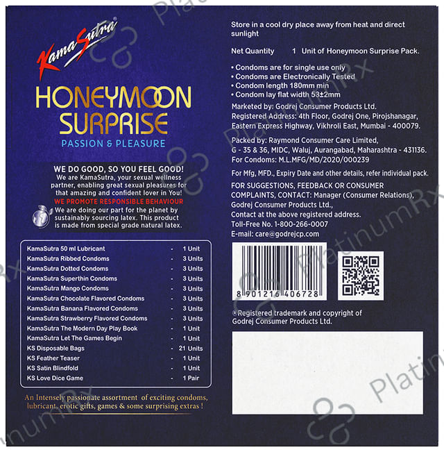 KamaSutra Honeymoon Surprise Pack