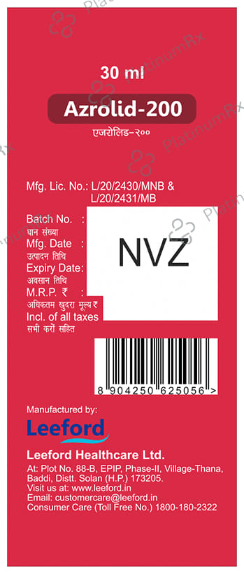 Azrolid Oral Suspension 30ml