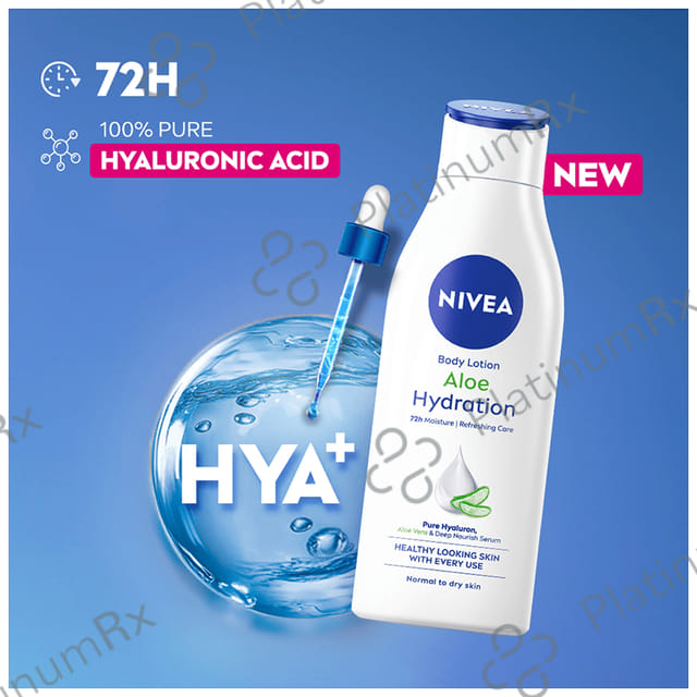 Nivea Aloe Hydration Body Lotion - 5 in 1 Complete Care for All Skin Types 200 ml