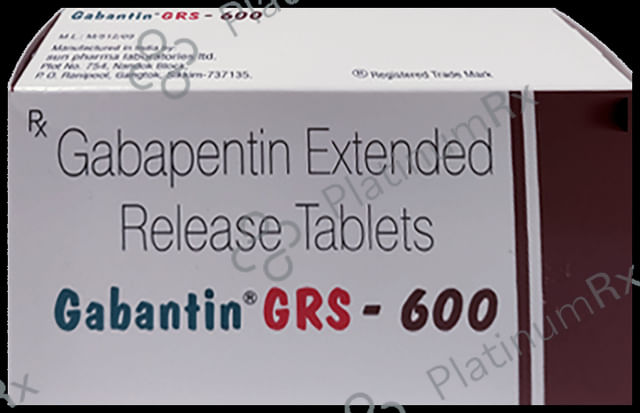 Gabantin GRS 600mg Tablet ER 10s