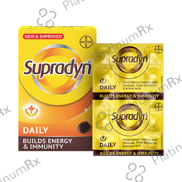 Supradyn Daily Multivitamin With Minerals Tablet 15s