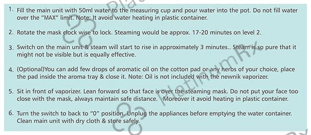 MCP 3 In 1 Steam Inhaler/Vaporizer Purple