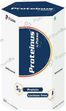 Pulse Proteinus Whey Protein Isolate Sachet for Muscle Support Unflavoured 10s