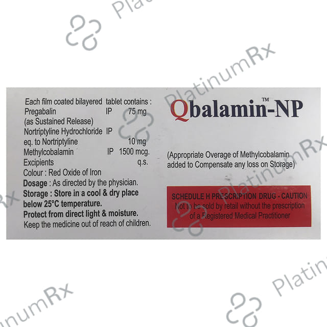 Qbalamin NP 10/75mg/1500mcg Tablet SR 10s