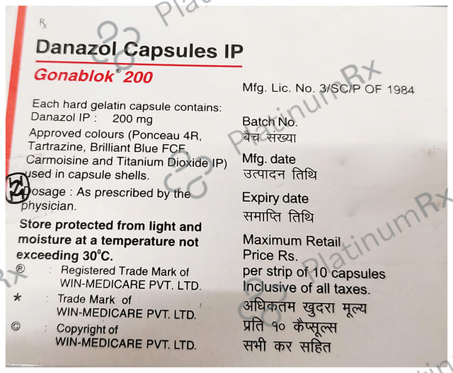 Gonablok 200mg Capsule 10s