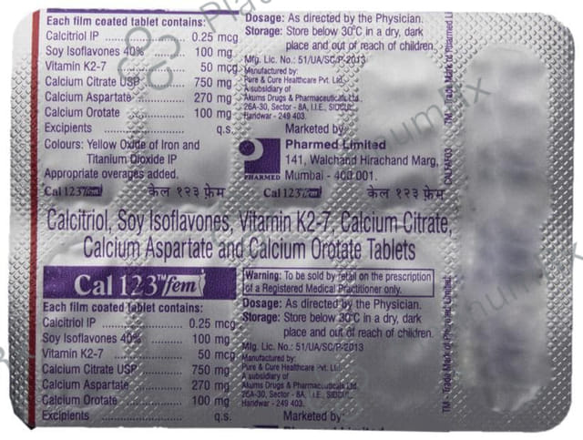 Cal 123 Fem Tablet 10s