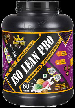 Muscle Fight ISO Lean Pro American Ice Cream Powder 2kg