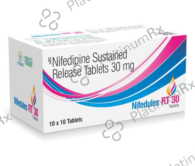 Nifedules Rt 30mg Tablet SR 10s