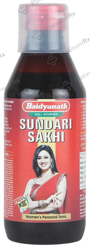 Baidyanath (Jhansi) Sundari Sakhi Tonic with 20 Sundari Sakhi Tablet Free