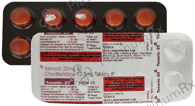 Tenoric 25/12.5mg Tablet 10s