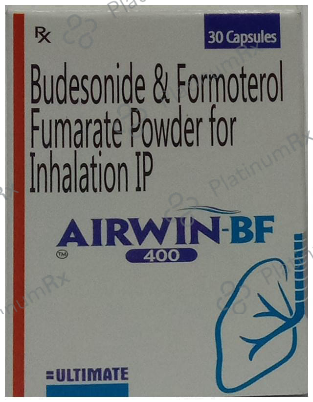Airwin BF 400/6mcg Capsule 30s