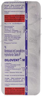 Dilovent-M 5mg/10mg Tablet
