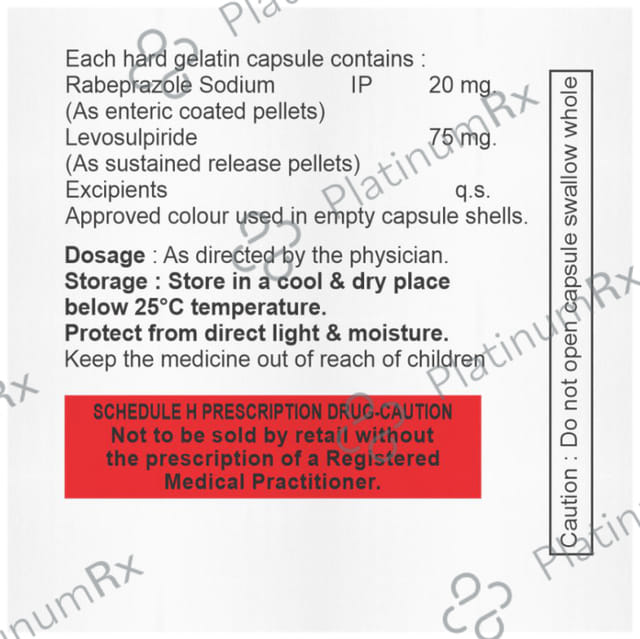 Rabovil LSR 75/20mg Capsule 10s