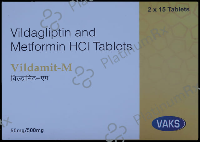 Vildamit M 500mg/50mg Tablet