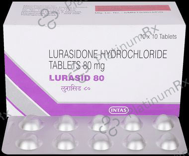 Lurasid 80mg Tablet 10s