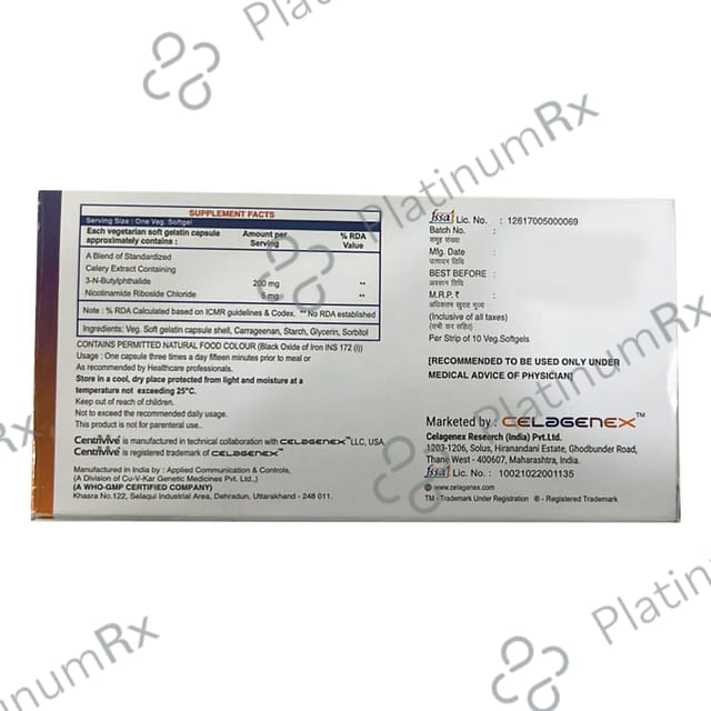 Centrivive 200mg Capsule 10s