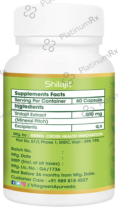 Vitagreen Shilajit Capsule