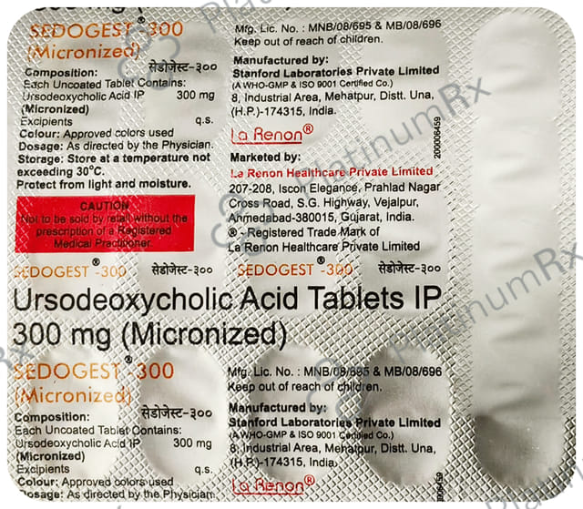 Sedogest 300mg Tablet 15s