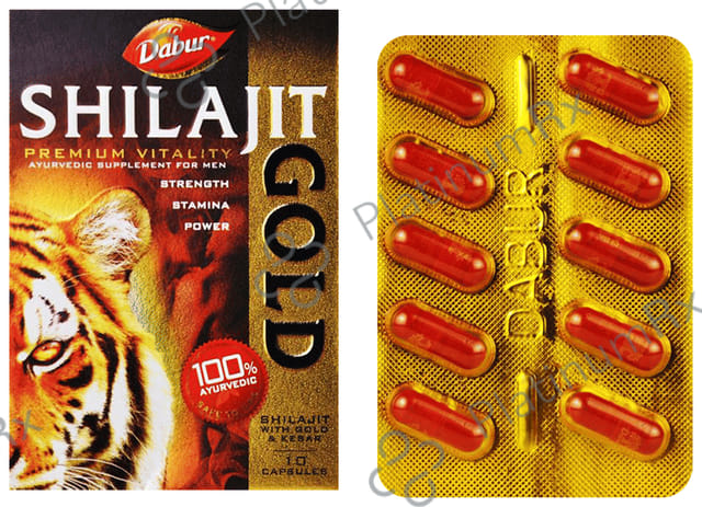 Dabur Shilajit Gold Capsule for Men 10s