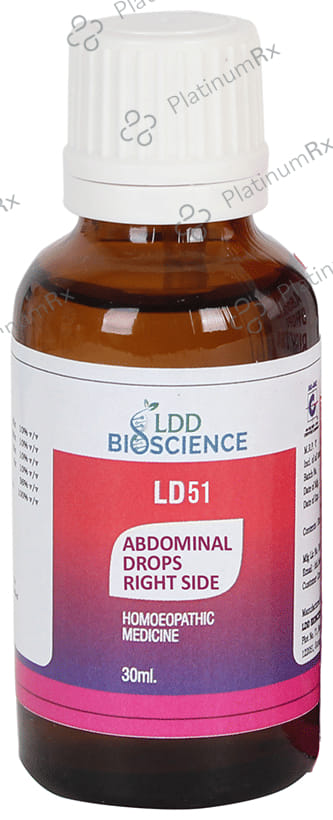 LDD Bioscience LD 51 Abdominal Drops Right Side