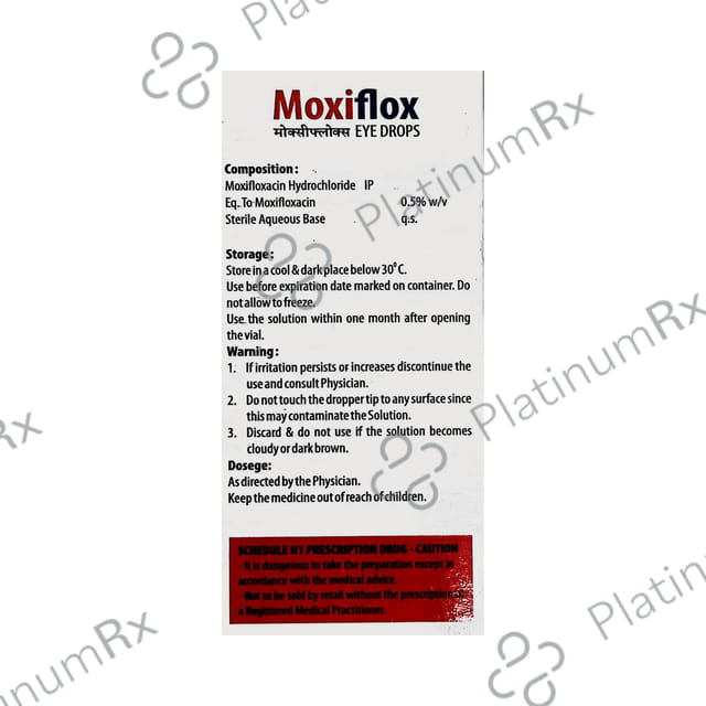 Moxiflox PF 0.5%w/v Eye Drop 5ml