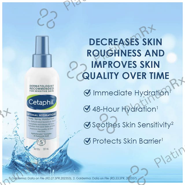 Cetaphil Hydration Body Spray Moisturiser 207ml