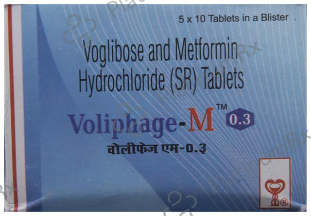 Voliphage M 500/0.3mg Tablet SR 10s