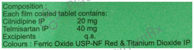 Telmikind LN 40/20mg Tablet 10s