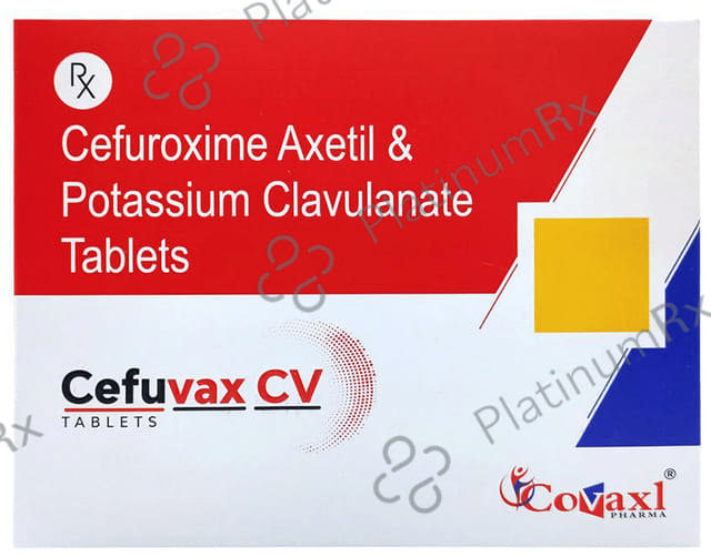 Cefuvax CV 500mg/125mg Tablet