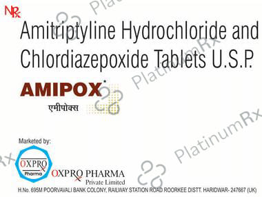 Amipox 25/10mg Tablet 10s Oxpro Pharma Pvt. Ltd.