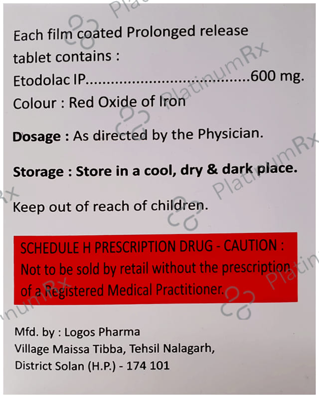 Tracfast 600mg Tablet PR