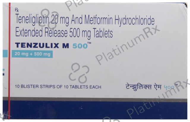 Tenzulix M 500 Tablet ER 10 Tablet ER