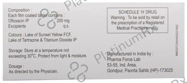 Zenflox 200mg Tablet 10s