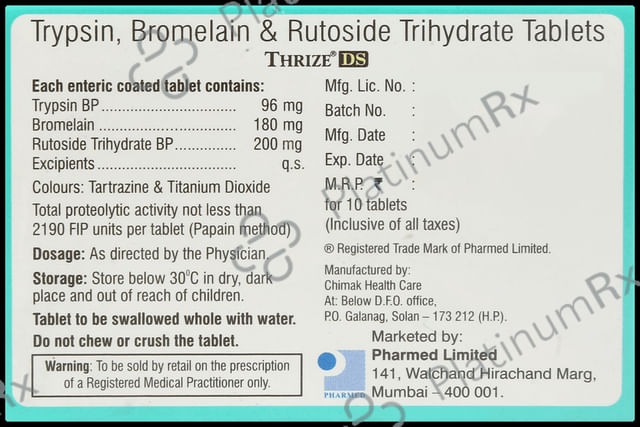 Thrize DS Tablet 10s