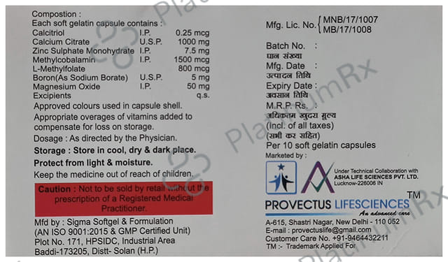 Provical Max Softgel Capsule 10s