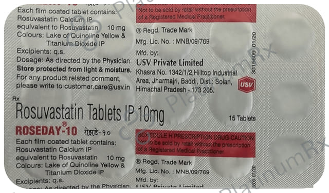 Roseday 10mg Tablet 15s