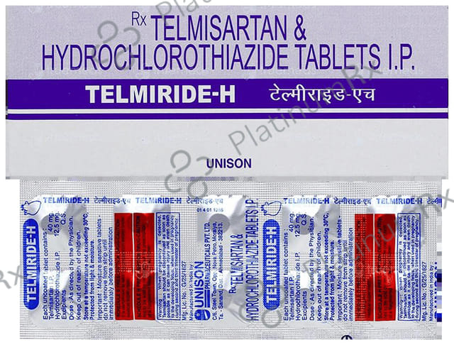 Telmiride H 12.5/40mg Tablet 10s