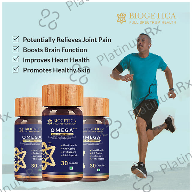 Biogetica Omega+++ Vege Softgel Capsule 30s