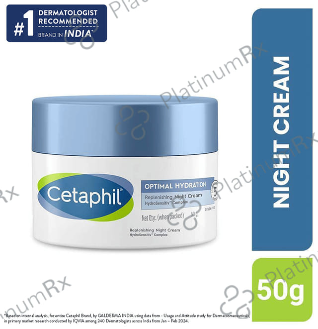Cetaphil Optimal Hydration Replenishing Night Cream 50gm
