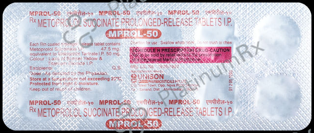 Mprol 50mg Tablet