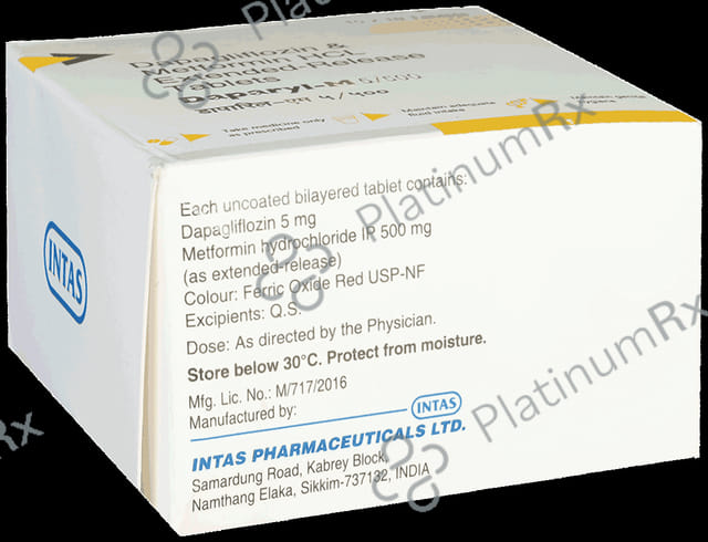 Daparyl M 5/500mg Tablet ER 10s