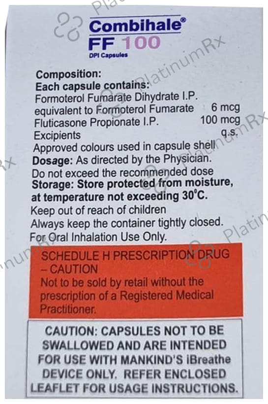 Combihale FF 100 DPI Capsule 30s