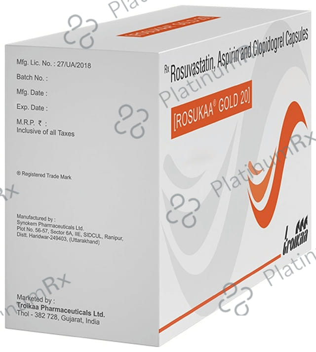 Rosukaa Gold 75mg/20mg/75mg Capsule