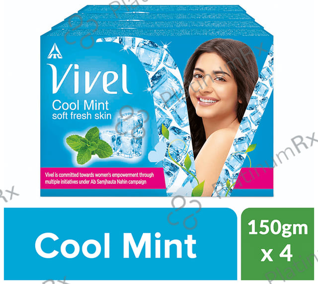 Vivel Cool Mint Soap (150gm Each)