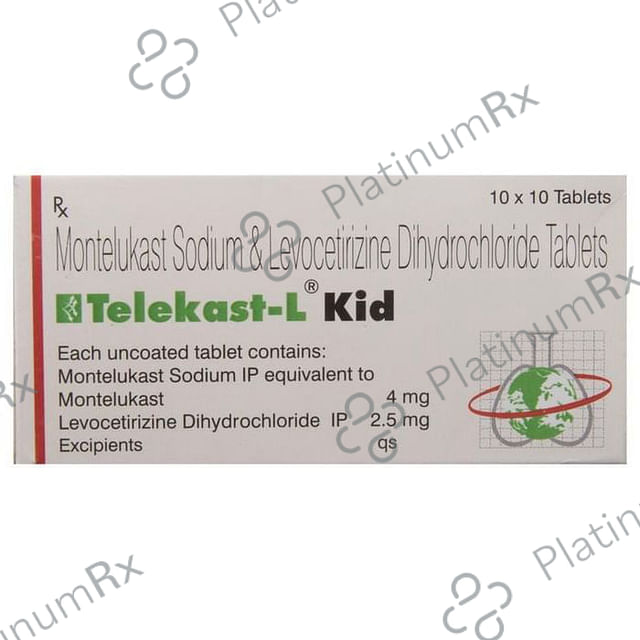 Telekast L Kid 2.5/4mg Tablet 10s