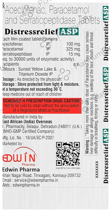 Distressrelief ASP Tablet 10s