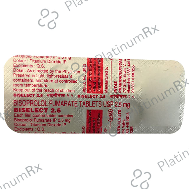 Biselect 2.5mg Tablet 10s