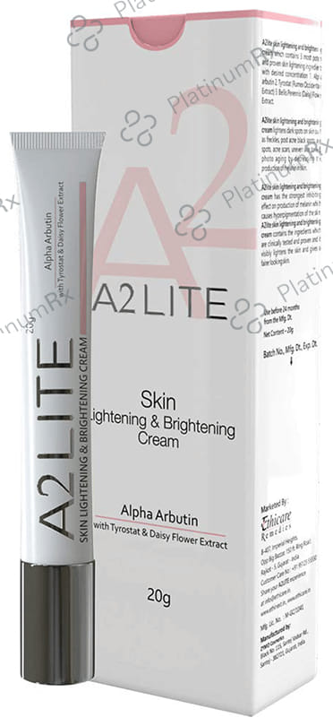 A2 Lite Skin Lightening & Brightening (20gm Each) Cream 2 Tube