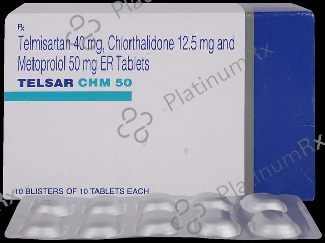 Telsar CHM 12.5/50/40mg Tablet 10s