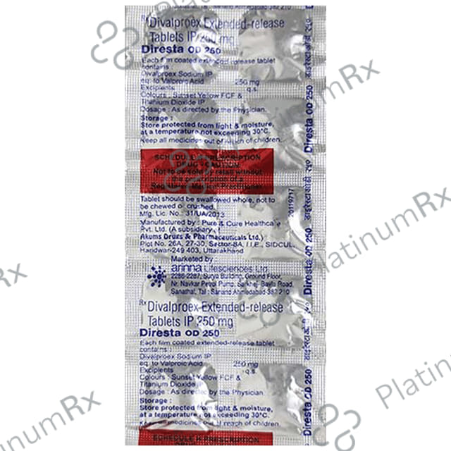 Diresta OD 250 Tablet ER